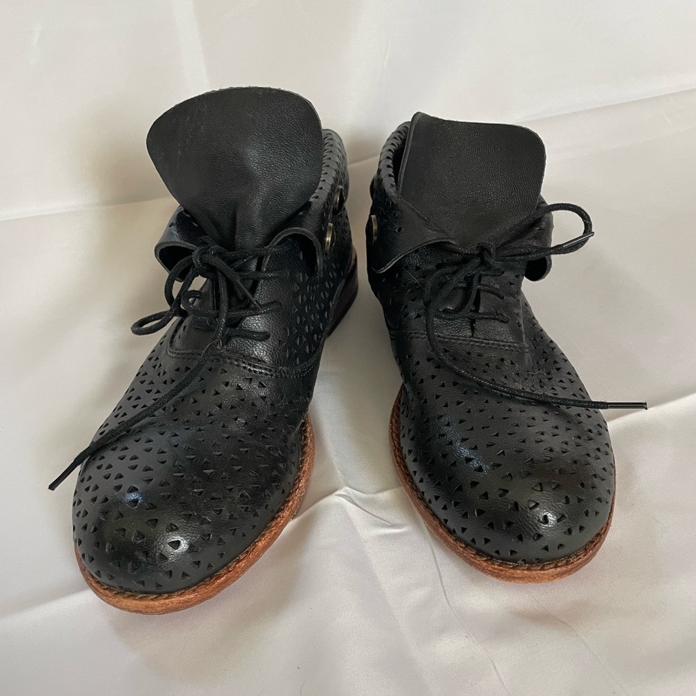 Patricia Nash Perforated Ankle Booties